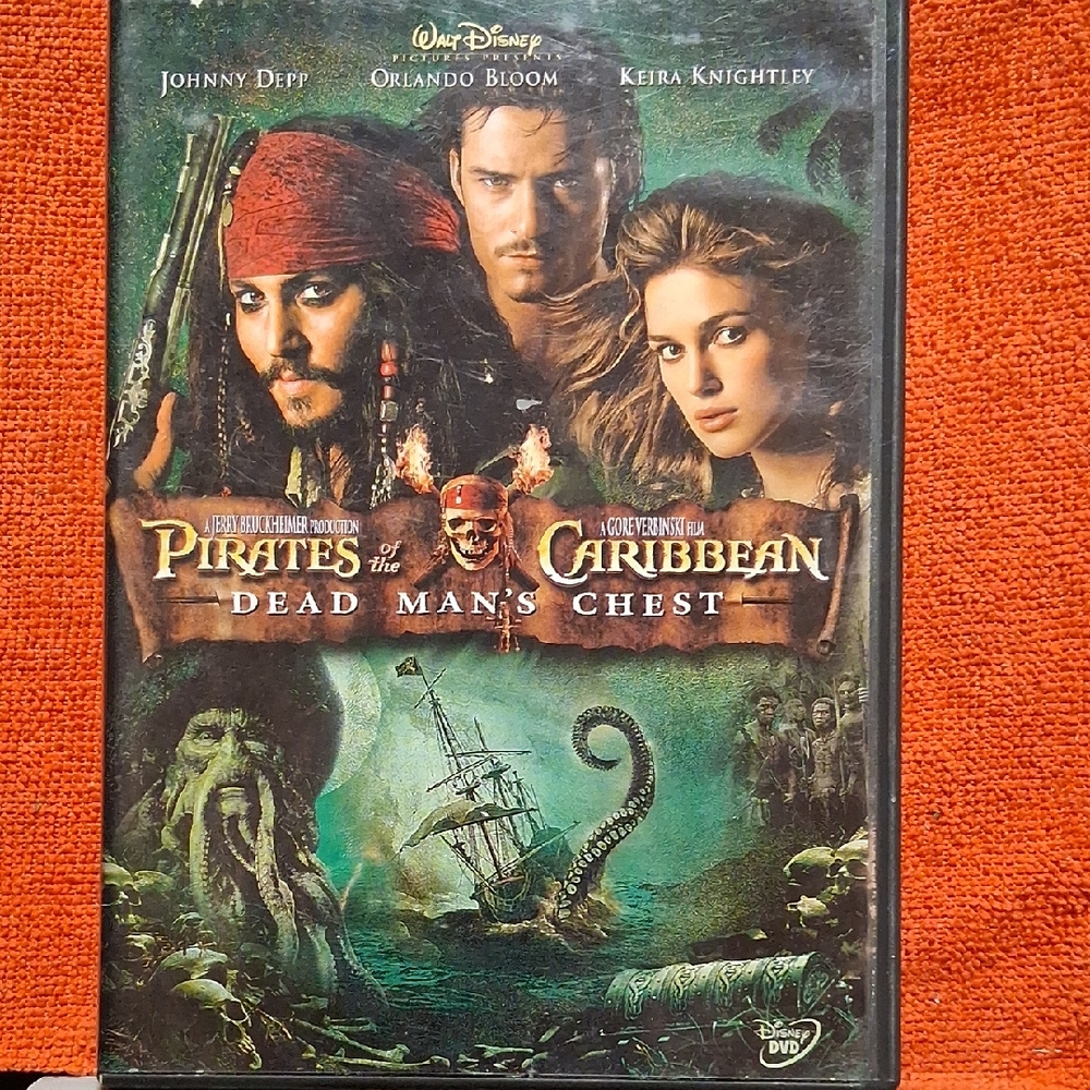 DVD SALE 📽️5/$15 - 10/$25 🎞️ Disney Pirates of the Caribbean DVD